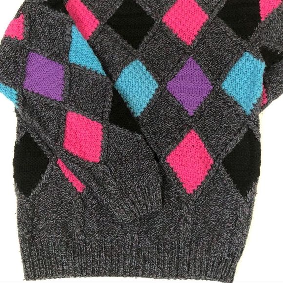 Vintage CB Sports 100% Wool Sweater - Picture 4 of 5